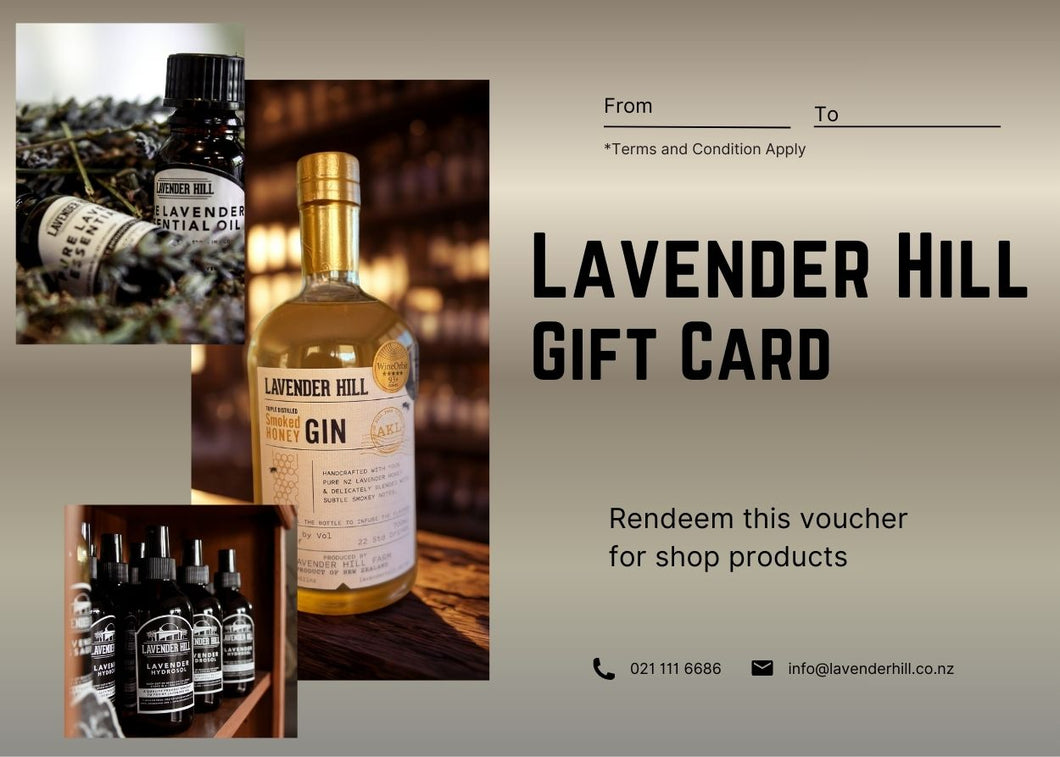 Gift Card for shop products