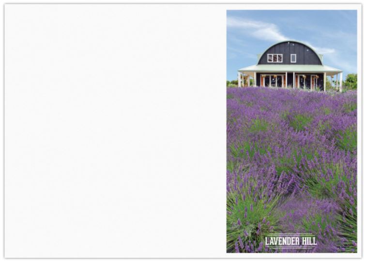 Lavender Hill Barn Greeting Card