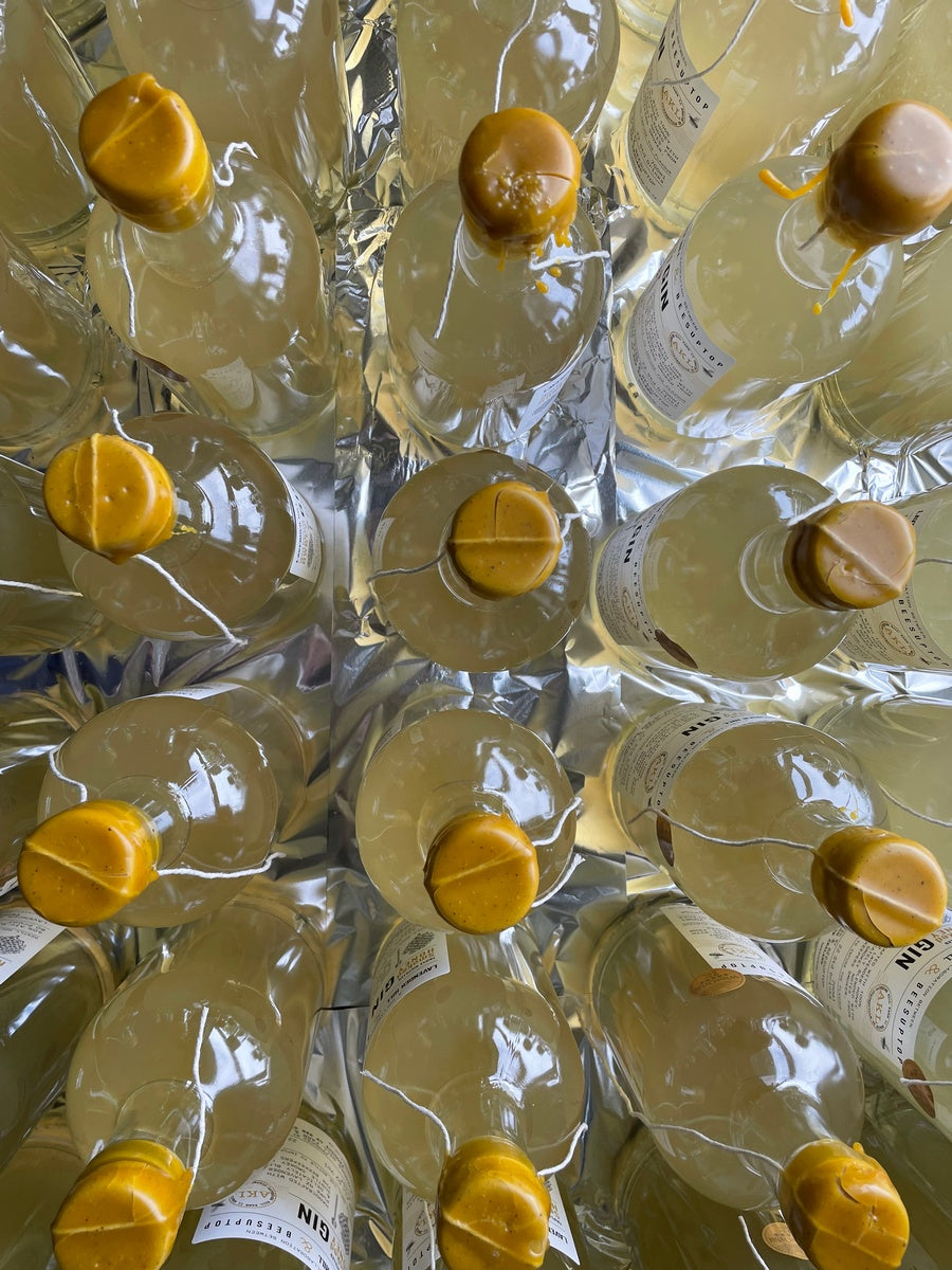 smoked honey Gin from Lavender Hill craft distillery Auckland