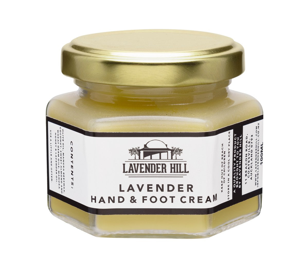Lavender hand and foot cream hand made at Lavender Hill Farm Riverhead Auckland