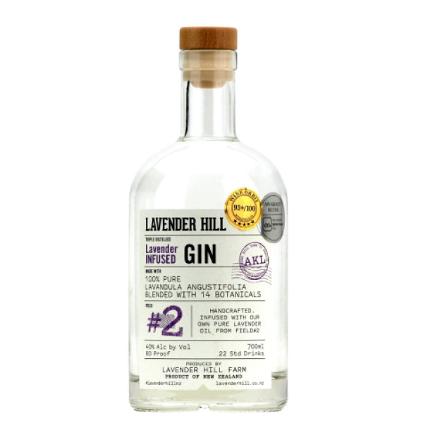 Lavender Gin from Lavender Hill craft distillery Auckland